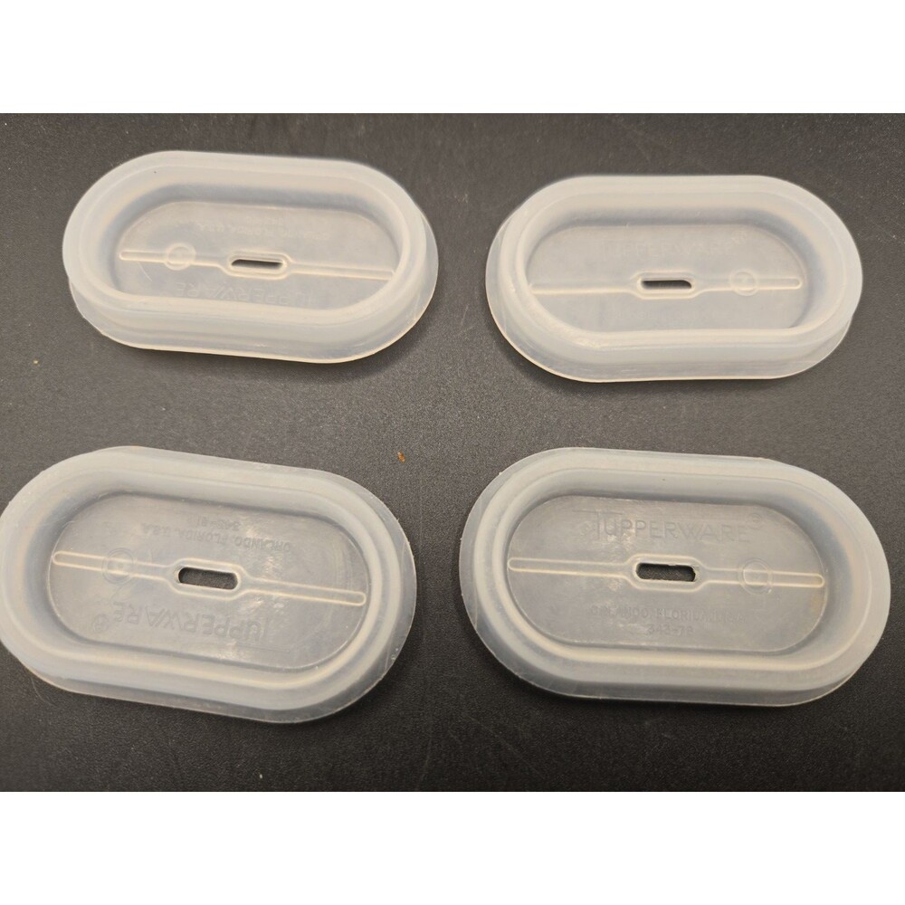 Tupperware Popsicle Maker : Popsicle Mold Lid only X 4 : Replacement Parts : 343